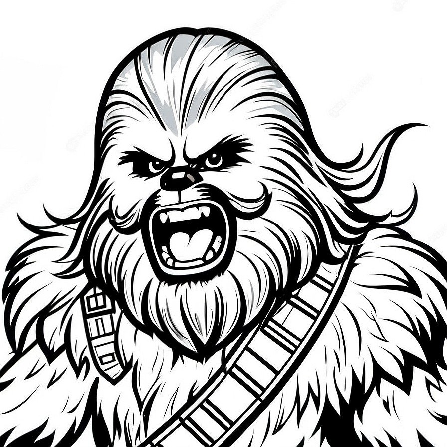 Join the Wookiee warrior with 'Chewbacca's Loyalty,' a raw display of strength and dedication. Fans are invited to delve into the heart of the Rebel Alliance through their art.