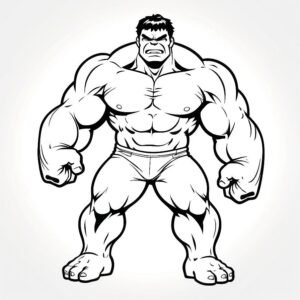 The Hulk’s Power Stance