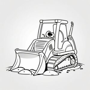 Excavator At Work