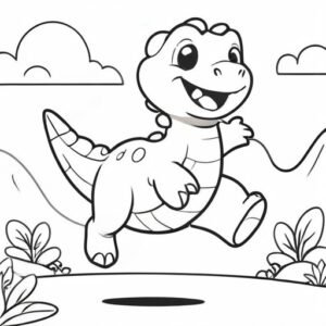 Jumping Dinosaur Delight