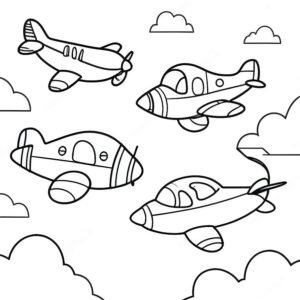 Cartoon Air Fleet
