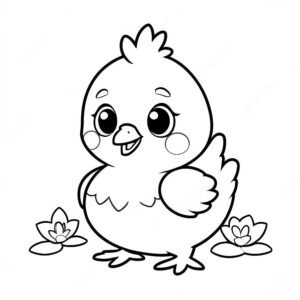 Cute Little Easter Chicken