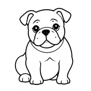 Cute Puppy Bulldog