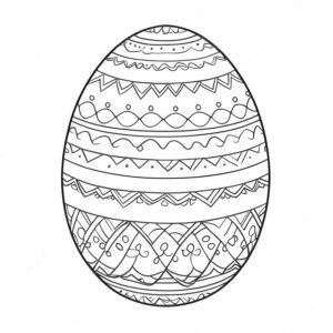 Easter Egg For Kids Coloring