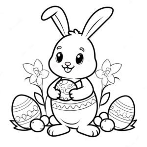 Easter For Kids Coloring Page