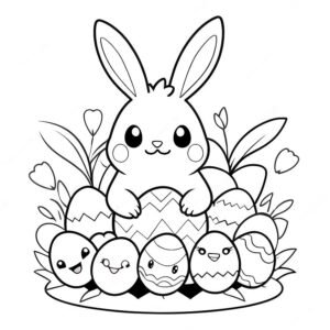 Easter With Pokemons With Eggs