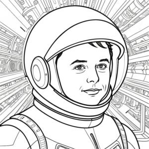 Elon Muskin Space At Mars