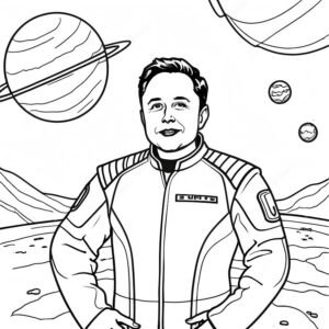 Elon Muskin Space At Mars