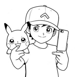 Ash Ketchum And Pikachu