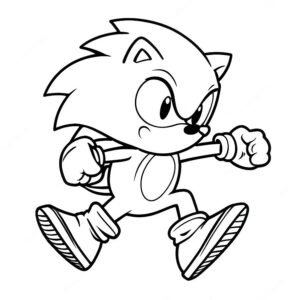 Sonic The Hedgehog Running