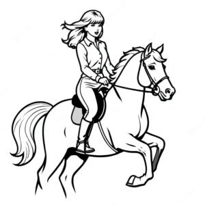 Taylor Swift Riding A Horse