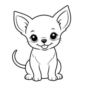 Cute Happy Chihuahua Puppy