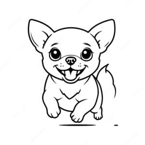 Happy Chihuahua Running