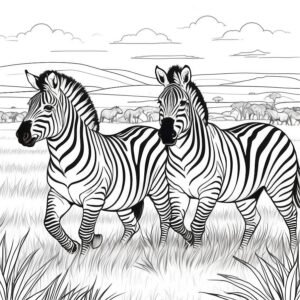 Prancing Zebras