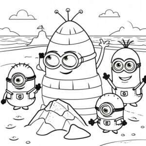 Minion Mayhem At The Beach