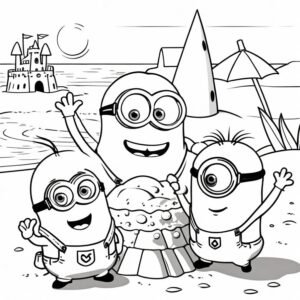 Minion Mayhem At The Beach