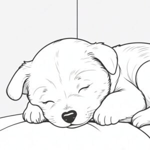 Snoozing Pup