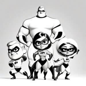 The Incredible’s Family Pose