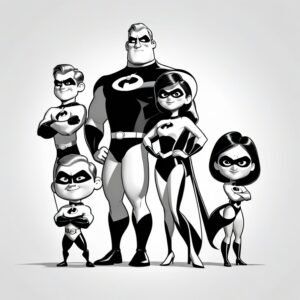 The Incredible’s Family Pose