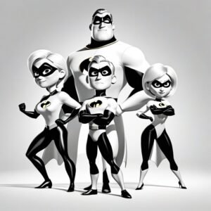 The Incredible’s Family Pose