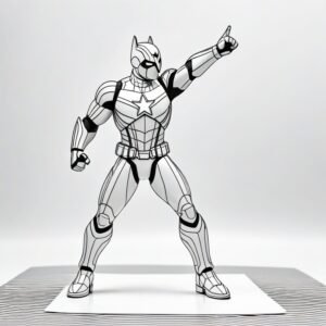 Action Figure Hero Pose