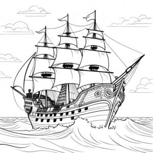 Adventurous Pirate Ship