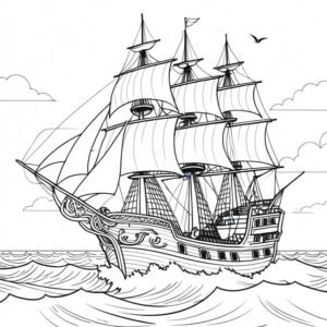 Adventurous Pirate Ship