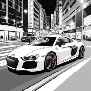Audi R8 Night Drive