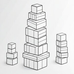 Balancing Blocks Tower