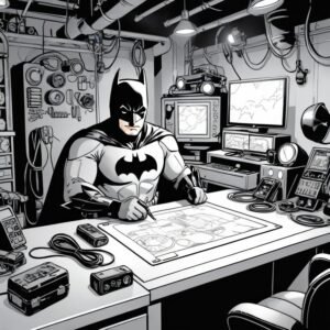 Batman In The Batcave