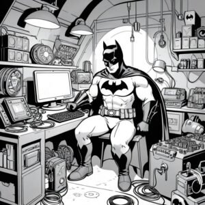 Batman In The Batcave