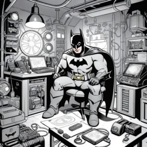 Batman In The Batcave