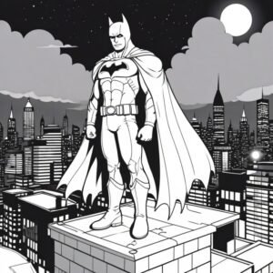 Batman On The Rooftop