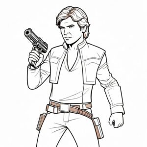 Cartoon Han Solo’s Quick Draw