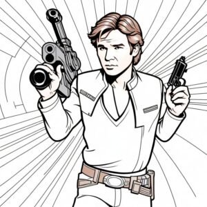 Cartoon Han Solo’s Quick Draw