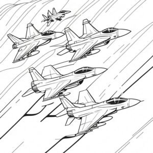 Fighter Jet Formation