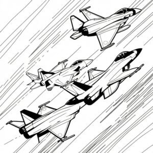 Fighter Jet Formation