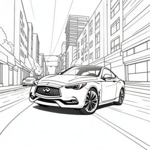 Infiniti Q60 Speed Silhouette