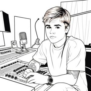Justin Bieber Studio Session