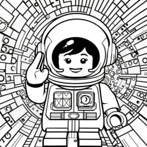 LEGO Astronaut Stand