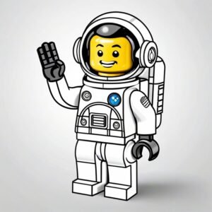 LEGO Astronaut Stand