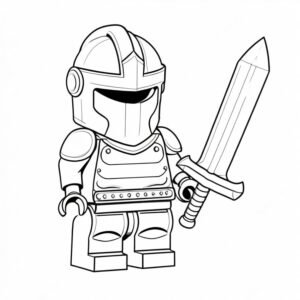 LEGO Knight Pose