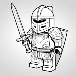 LEGO Knight Pose