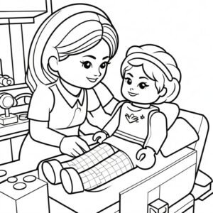 LEGO Nurse Helping