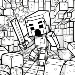 Minecraft Steve’s Diamond Discovery