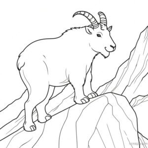 Mountain Goat Climbing