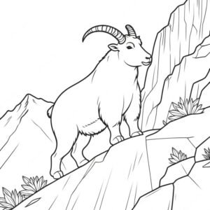 Mountain Goat Climbing