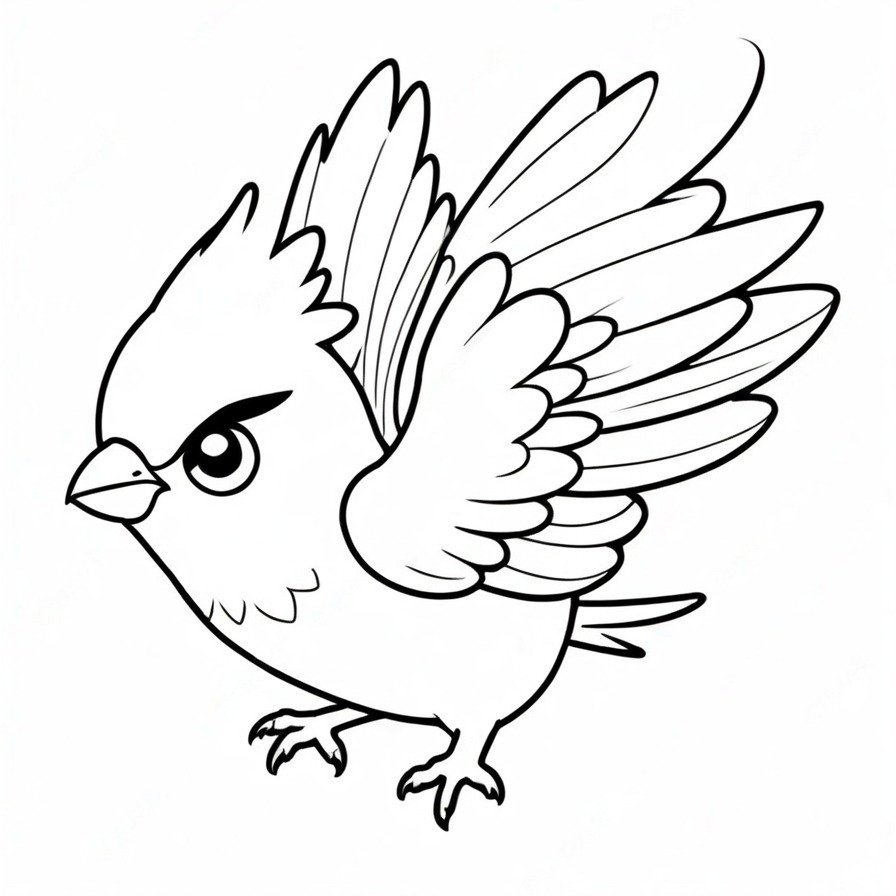 Take flight with 'Pidgeotto's Aerial Hunt,' an action-packed depiction of Pidgeotto in the midst of a hunt. This dynamic coloring page is perfect for those who enjoy the thrill of the chase and the grace of Pokémon in flight, offering an exciting opportunity to engage with one of the agile flying-type Pokémon.