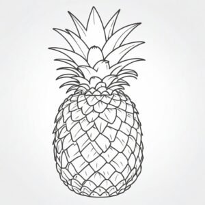 Pineapple’s Textured Crown