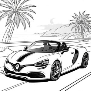 Renault Sport Spider At Sunset